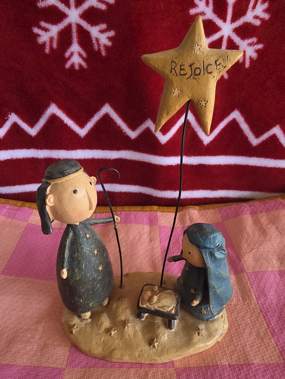 2007 Di Paolo Family Nativity Scene Christmas Figurine Rejoice Star